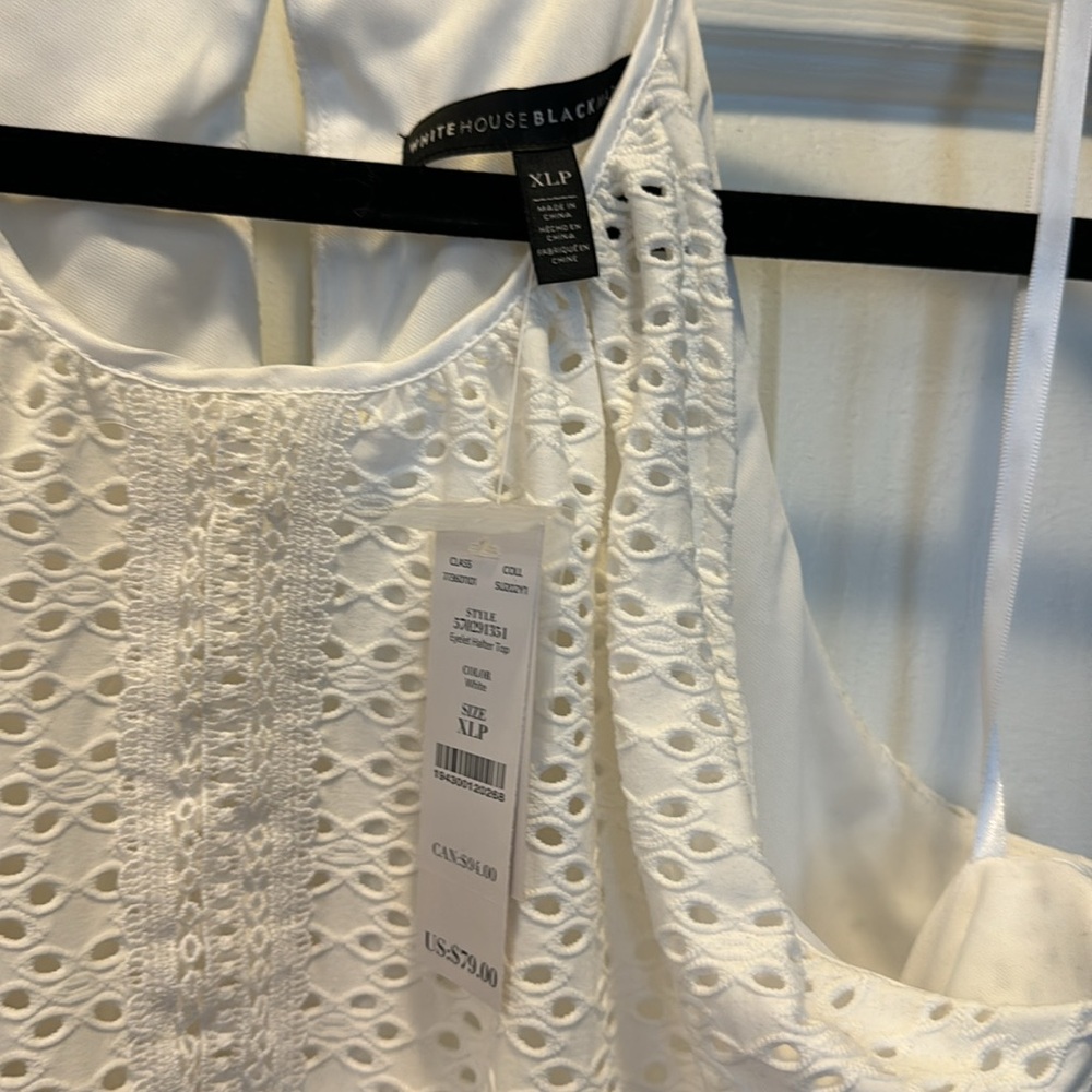 Eyelet Halter Top - Picture 3 of 4